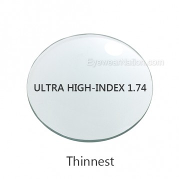 Ultra High-Index 1.74 Progressive Lenses (No Line Bifocals)